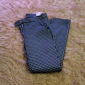 Checkered Stretch Pants